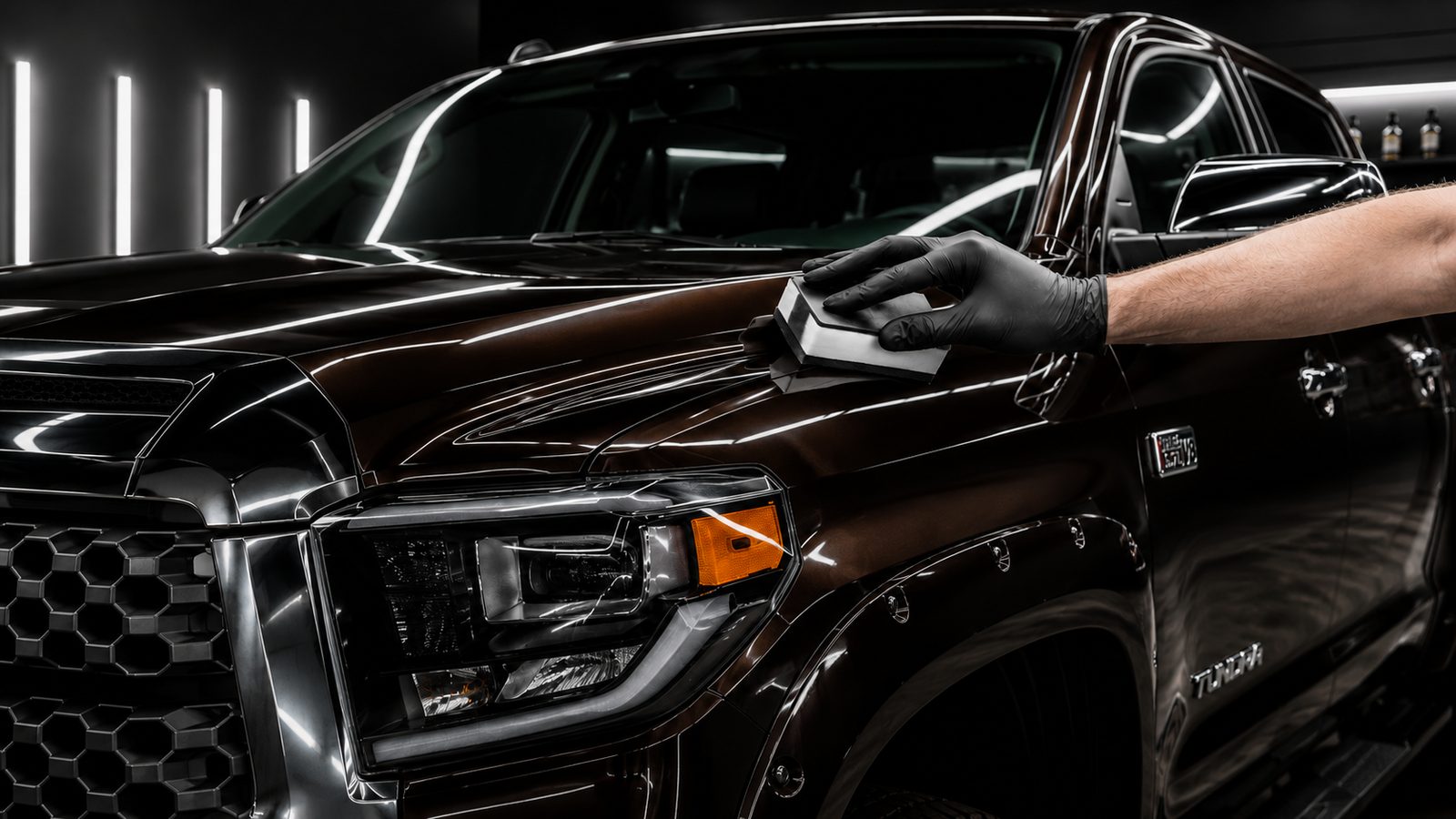 Ceramic coating on Toyota Tundra